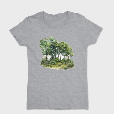 Woodland Trees Forest, Tricou Femei