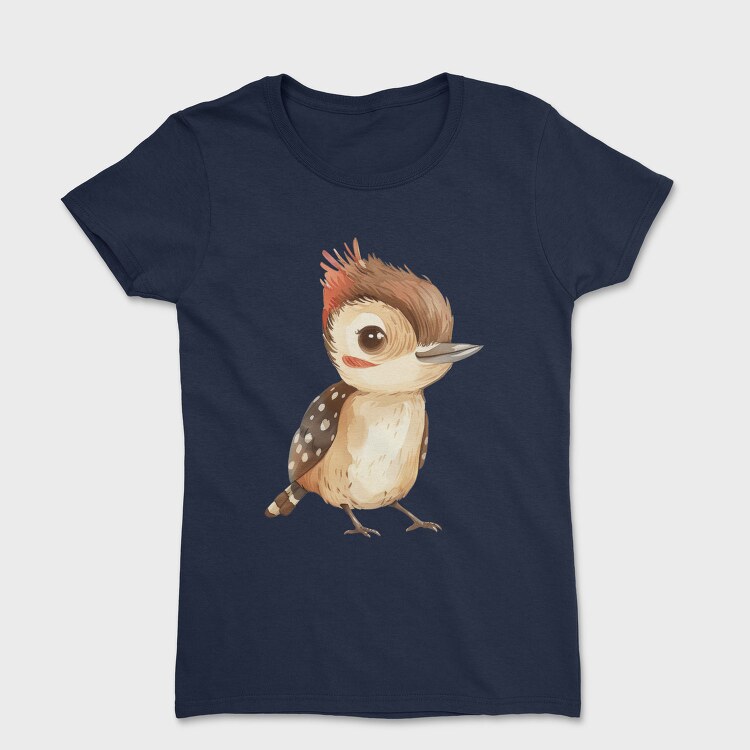 Woodpecker Feathered, Tricou Femei