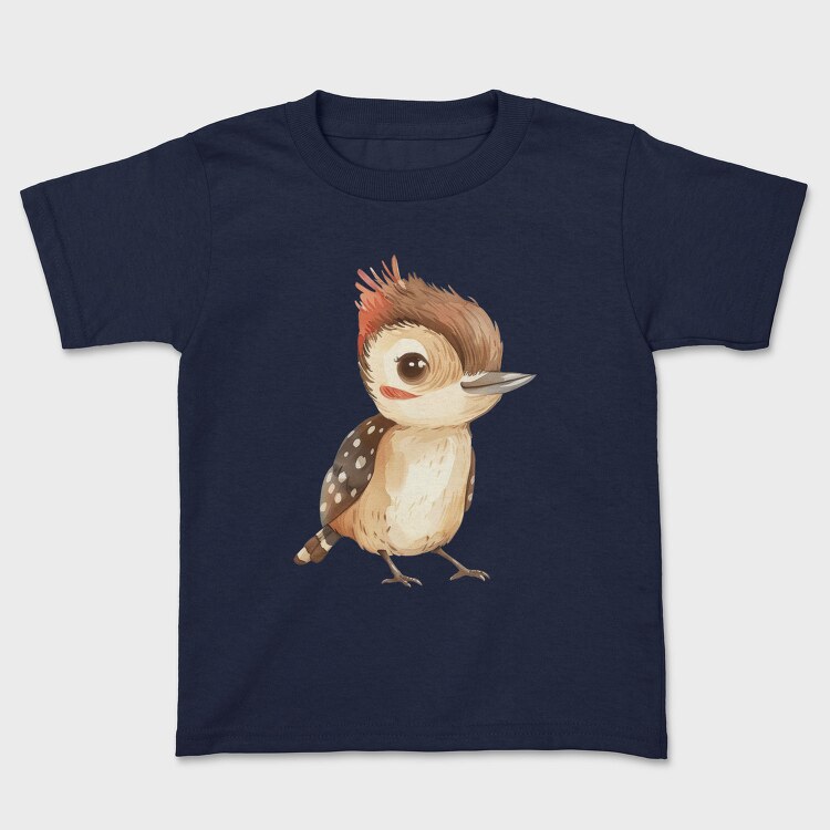 Woodpecker Feathered, Tricou Copii
