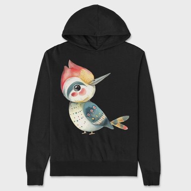 Woodpecker Feathers, Hanorac Oversize Barbati (Unisex)