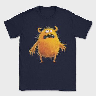 Yellow Fuzzy Monster, Tricou Barbati (Unisex)