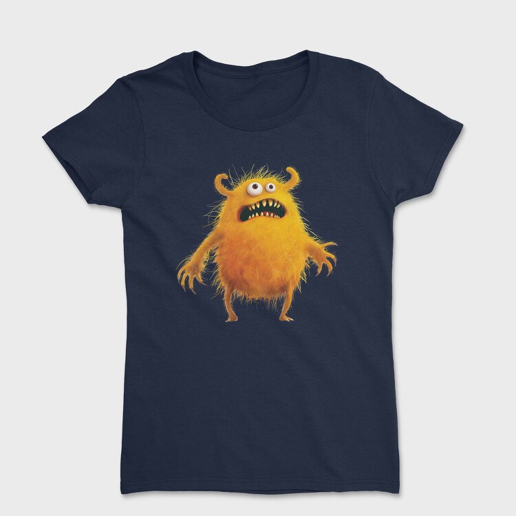 Yellow Fuzzy Monster, Tricou Femei