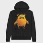 Yellow Fuzzy Monster, Hanorac Oversize Barbati (Unisex)