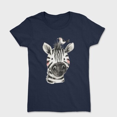 Zebra Bird Stack, Tricou Femei