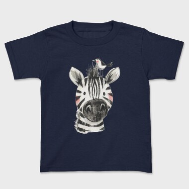 Zebra Bird Stack, Tricou Copii