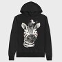 Zebra Bird Stack, Hanorac Oversize Barbati (Unisex)