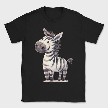 Zebra Stripe Face, Tricou Barbati (Unisex)