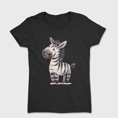 Zebra Stripe Face, Tricou Femei
