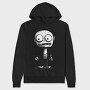 Zombie Face, Hanorac Oversize Barbati (Unisex)