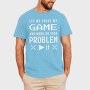 Gamer Funny Quote Pixel Art Pause My Game, Tricou Barbati (Unisex)