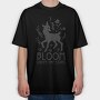 Bloom Under The Stars Reindeer Spring, Tricou Oversize Barbati (Unisex)