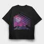 Mountain Galaxy, Tricou Oversize Barbati (Unisex)