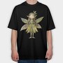 Woodland Fairy Gnome, Tricou Oversize Barbati (Unisex)