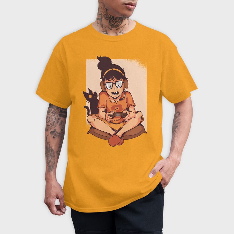 Gamer Girl, Tricou Barbati (Unisex)