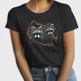 Realistic Raccoon Animals Night, Tricou Femei