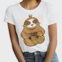 Gamer Sloth With Joystick Gaming, Tricou Femei