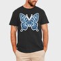 blue butterfly, Tricou Barbati (Unisex)