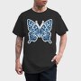 blue butterfly, Tricou Barbati (Unisex)