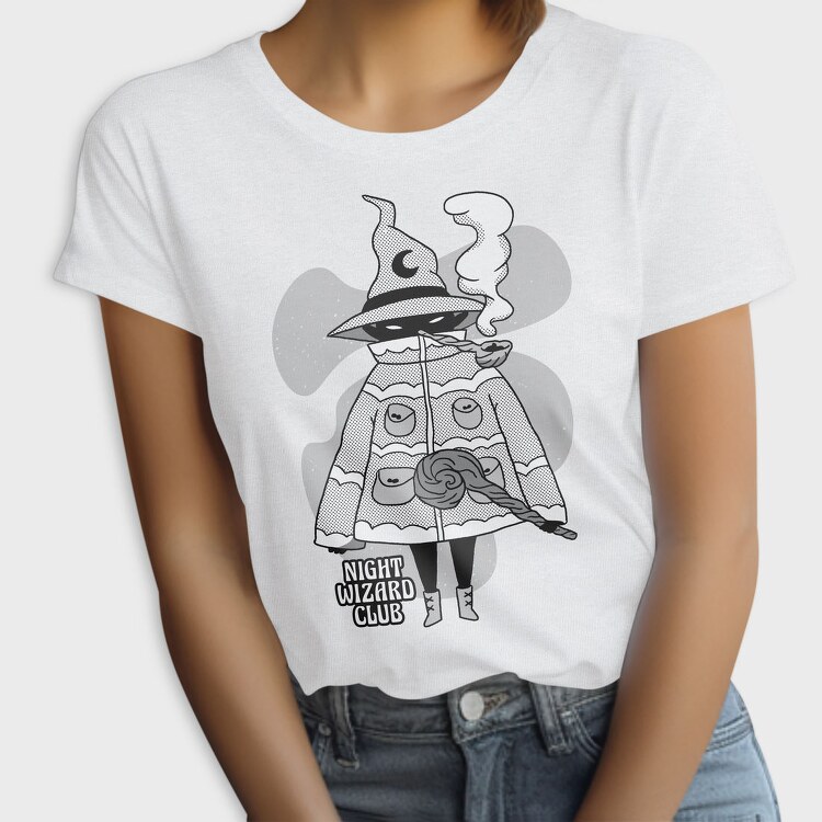 Evil Cartoon Wizard Night Club, Tricou Femei