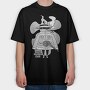 Evil Cartoon Wizard Night Club, Tricou Oversize Barbati (Unisex)