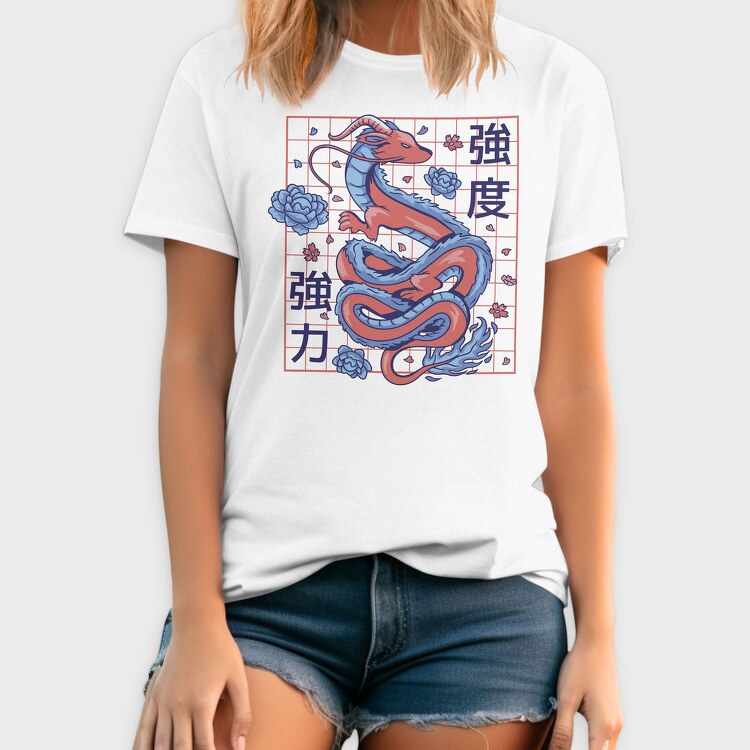 Red Dragon Asian Tote, Tricou Barbati (Unisex)