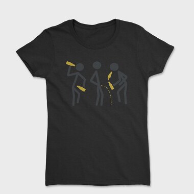 Drunk Stick Figures Request, Tricou Femei