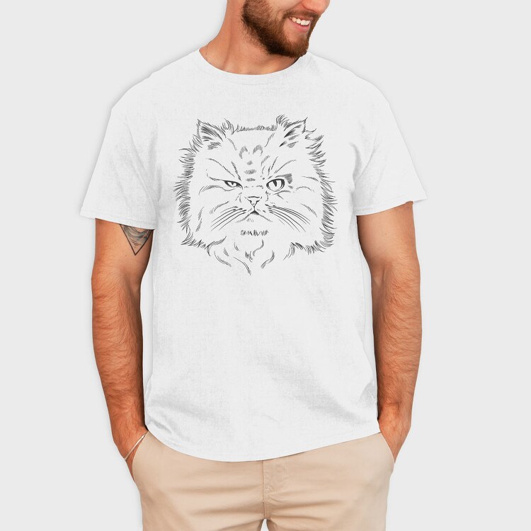 Evil Persian Cat, Tricou Barbati (Unisex)