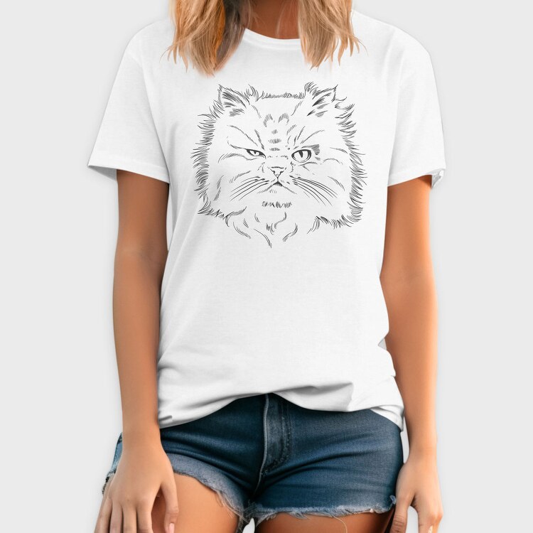 Evil Persian Cat, Tricou Barbati (Unisex)