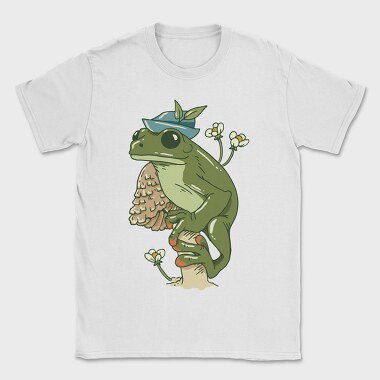 Froggy Flower Hat, Tricou Barbati (Unisex)