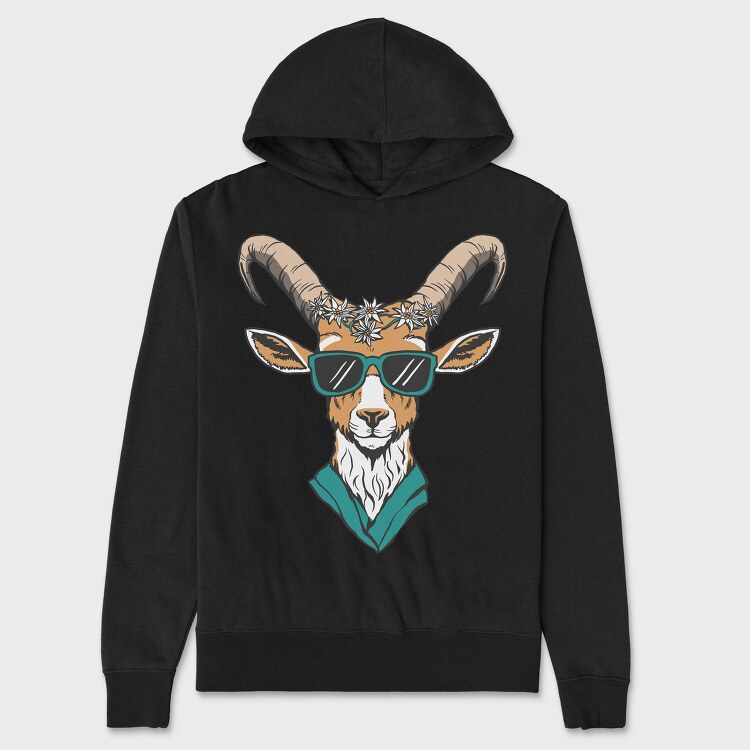 Ibex Oktoberfest Edelweiss Flower, Hanorac Oversize Barbati (Unisex)