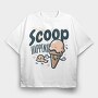 Ice Cream Pun, Tricou Oversize Barbati (Unisex)
