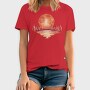 Red Landscape Full Moon Lake, Tricou Barbati (Unisex)