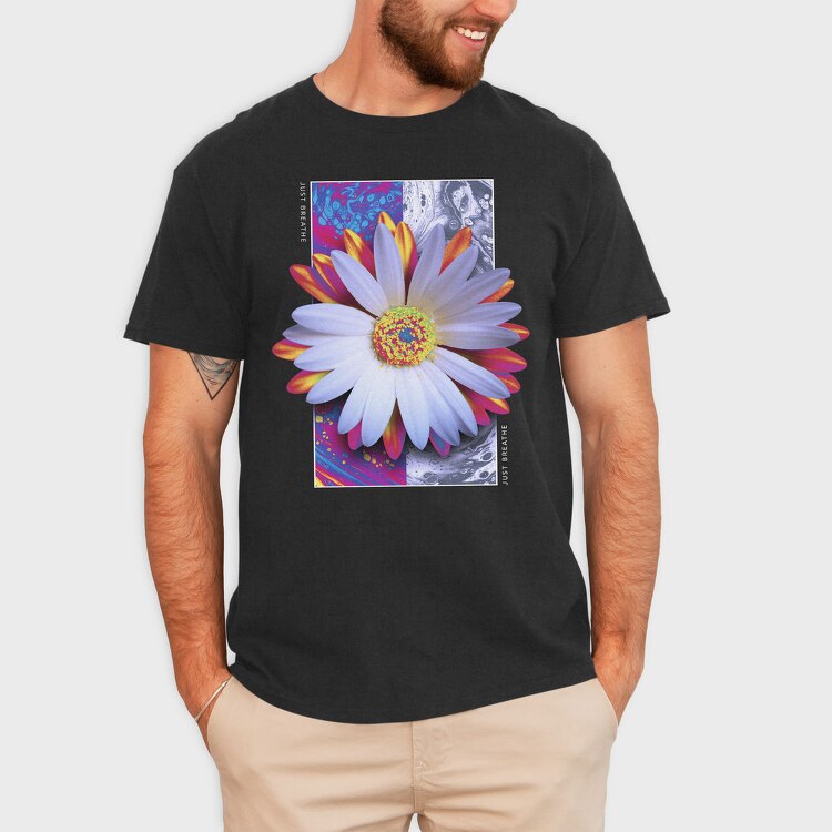 Holographic Lily Flower, Tricou Barbati (Unisex)