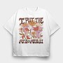 I Put the Fun in Fungi, Tricou Oversize Barbati (Unisex)