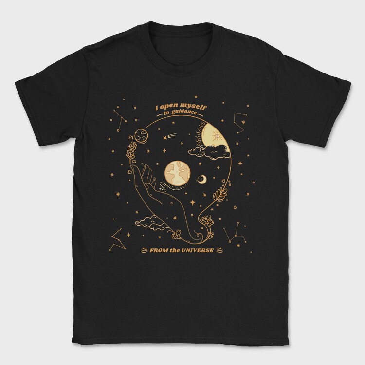 I Open Myself to Guidance From the Universe, Tricou Barbati (Unisex)