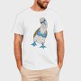 Blue Footed Booby Bird, Tricou Barbati (Unisex)