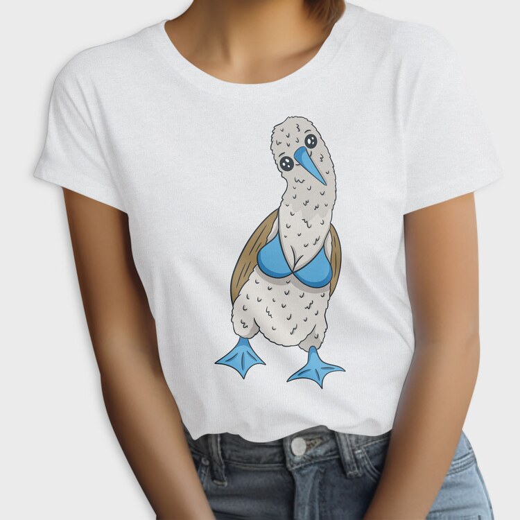 Blue Footed Booby Bird, Tricou Femei