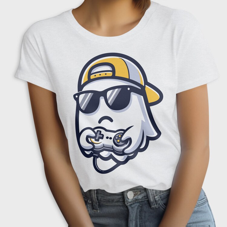 Gaming Ghost Joystick, Tricou Femei