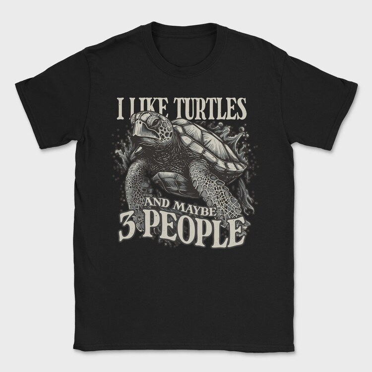 I Love Turtles, Tricou Barbati (Unisex)