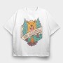 I Love Dogs and Campfire, Tricou Oversize Barbati (Unisex)