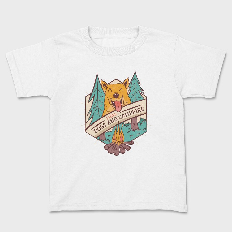 I Love Dogs and Campfire, Tricou Copii