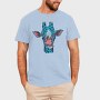 Blue Giraffe Wild, Tricou Barbati (Unisex)