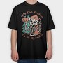 Christmas Skeleton This The Season To Be Spooky, Tricou Oversize Barbati (Unisex)