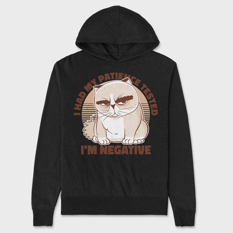 I Had My Patience Tested, Hanorac Oversize Barbati (Unisex)