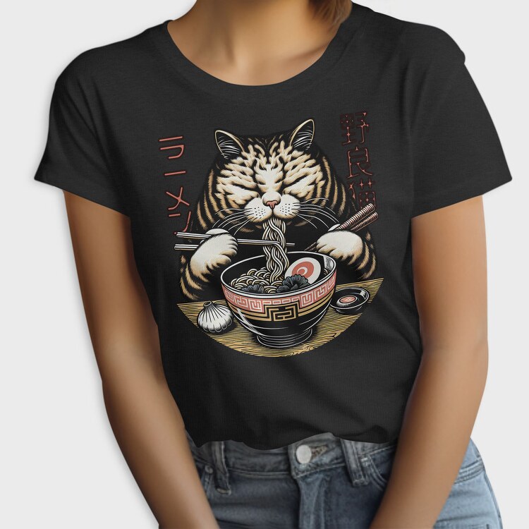 Japanese Cat Ramen 2, Tricou Femei