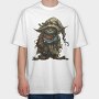 Yoda Christmas Gnome, Tricou Oversize Barbati (Unisex)