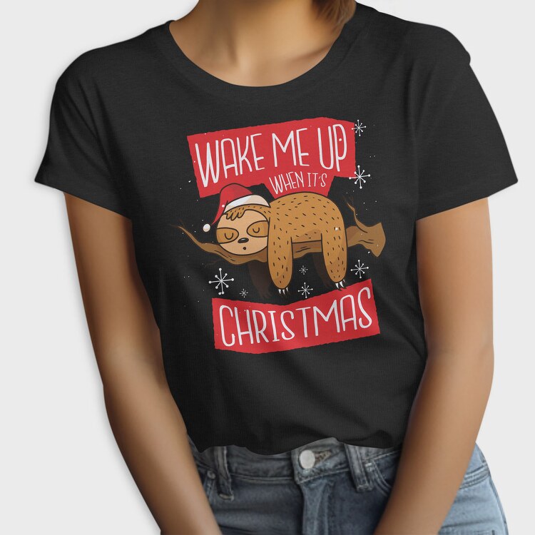Christmas Sloth (2), Tricou Femei