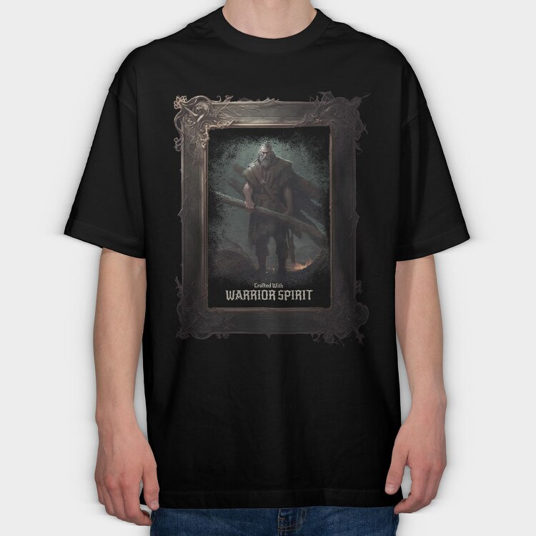 Human Worker Dark Concept, Tricou Oversize Barbati (Unisex)