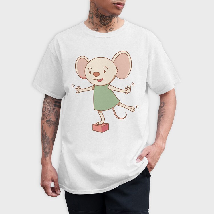 Mouse Dance Party, Tricou Barbati (Unisex)