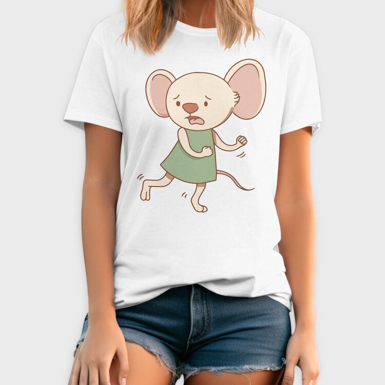 Mouse Run, Tricou Barbati (Unisex)